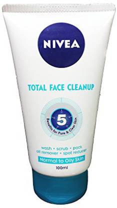 NIVEA , Total Face Clean Up Face Wash
