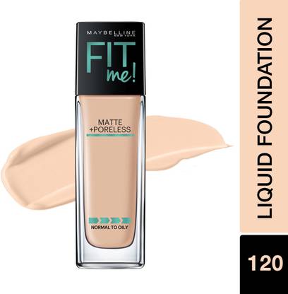 MAYBELLINE NEW YORK Fit Me Matte+Poreless Liquid(With Pump) Foundation