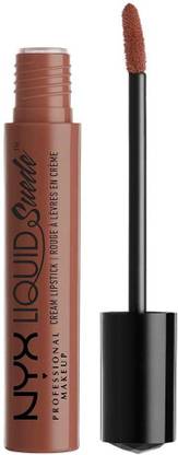 NYX PROFESSIONAL MAKEUP Professional Makeup Liquid Suede Cream Lipstick, Sandstorm, 4