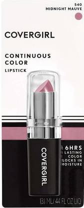 COVERGIRL Continuous Color Lipstick Midnight Mauve 540.13 oz -- 0.0066 p