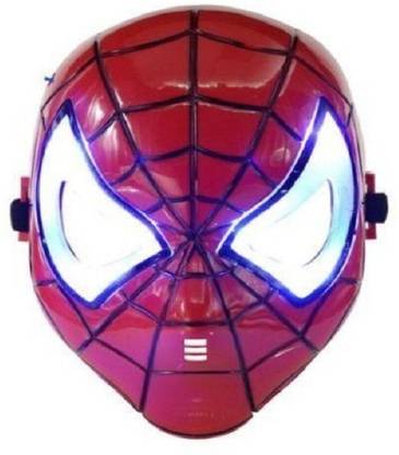 SM Origin Amazing Spider man Mask With Lights (Red, Black) Party Mask