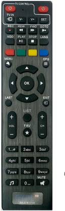 SaleOn GTPL HD SetUP Box Compatible GTPL HD Set up BOx Remote Contol Gtpl HD Remote Controller