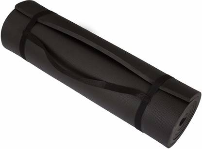 Matrica ® Thick Foam Exercise Mat 72" x 24" x 0.50" Black 8 mm Yoga Mat