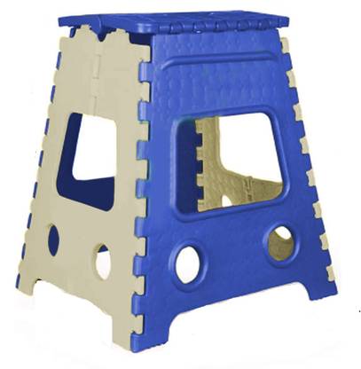 HARHIM 18 Inch Portable Folding Step Stool For Kids And Adults With Handle Plastic Stool Kitchen Stool