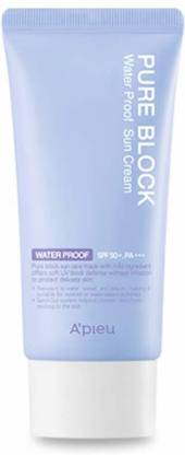 A'Pieu Sunscreen - SPF 50 PA+++ Pure Block Sun Cream (Waterproof Sun Cream) by A'PIEU [CAT_851]