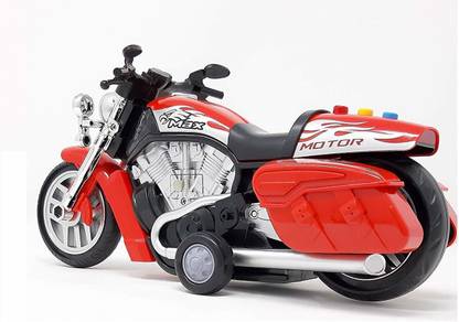 KTRS Max Motors Friction Powered Motorbike for Kids Above 2 Years (Multicolor, Pack of: 1)