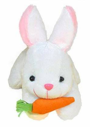 skb SOFT WHITE RABBIT WITH CARROT SMALL 30 CM PACK 1