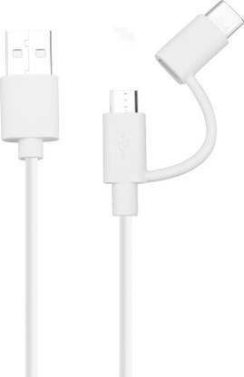 InOne USB Type C Cable 1 m Premium quality 2 in 1 USB cable with dual USB port Type-C and Micro-B