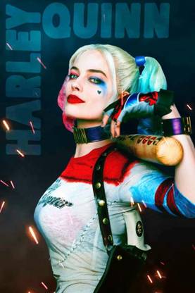 POSTER HARLEY QUINN / SUICIDE SQUAD Paper Print