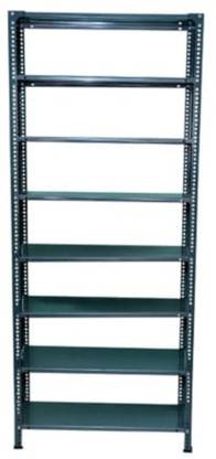 Kaisar Slotted angle rack 96x36x12 Inch 8 Shelves 0.6mm Thickness Iron Wall Shelf