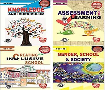 IGNOU B.Ed. Second Year Help Books Combo (IGNOU Bed Book) - BES 126 | BES 127 | BES 128 | BES 129 FOR 2nd YEAR With SAMPLE Solved Papers, New 2019 Edition