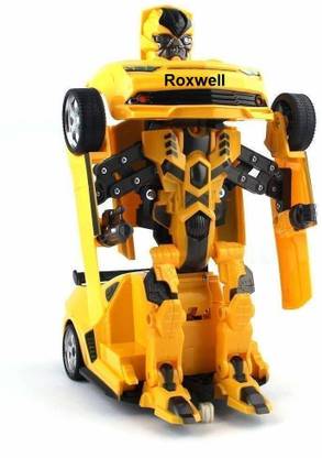 आर के गिफ्ट गैलरी Battery Operated Converting Car to Robot, Robot to Car Automatically,Transformer Toy, with Light and Sound for Kids