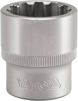 YATO YT-1467 1/2 inch Drive Spline Socket and Chrome finish with 15mm size Socket Set