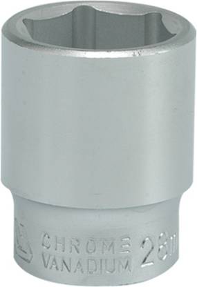 YATO YT-1309 3/4 inch Drive Socket with Chrome finish with 28 mm size application in industry, car service stations and workshops for High Loads Socket Set