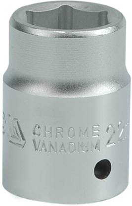 YATO YT-1303 3/4 inch Drive Socket with Chrome finish with 22mm size application in industry, car service stations and workshops for High Loads Socket Set