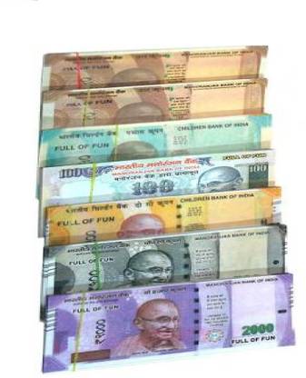 Babies Hub Artificial Coupon Playing Currency Notes For FUN Artificial Currency Gag Toy