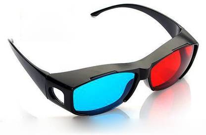 Jambar JD-06-1 Red-Blue 3D Glasses with Glasses Case & Cleaning Cloth Video Glasses