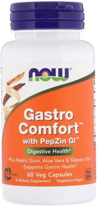 Now Foods Gastro Comfort with PepZin GI, 60 Veg Capsules