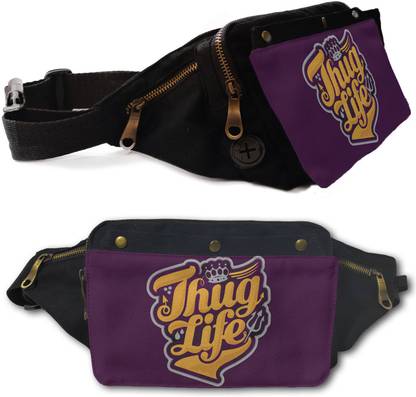 MADANYU Thug Life Fanny Pack Travel Pouch Bum Bag Waist Bag,Waist Pouch