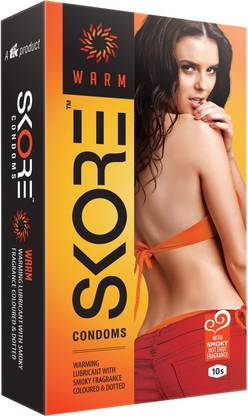 SKORE Warm Condoms Pack Of 10 Condom