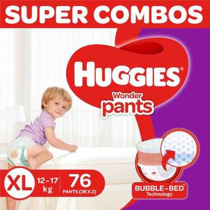 Huggies Wonder Pants Diapers -Combo Pack - XL