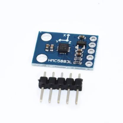 arduino Compatible GY-271 GY 271 HMC5883L I2C IIC Board Three 3 Triple Axis Magnetic Field Compass Magnetometer Sensor Module Micro Controller Board Electronic Hobby Kit