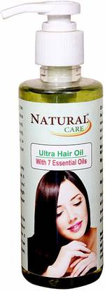Natural Care Ultra Hair Oil - With 7 Essential Oils ( Oil Of Almond, Coconut, Castor, Amla, Kalonji, Olive And Jute) Hair Oil