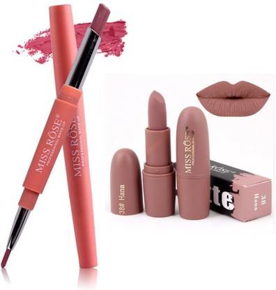 MISS ROSE Combo 2 Matte Lipstick
