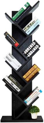 Urbancart Tree Bookshelf/ Bookrack Organizer for Books/CDs/ Albums / Files Holder in Living Room Home & Office.(9 Tier) (Assembly Required) Engineered Wood Open Book Shelf