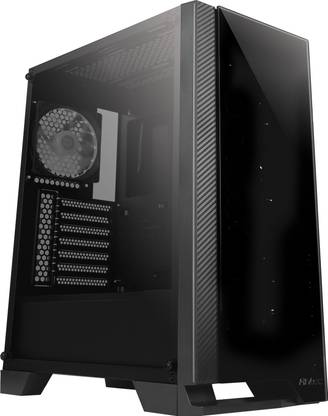Antec NX600 Support ATX, M-ATX, ITX Motherboard with Tempered Glass Side Panel, 4 x 120mm ARGB Fan (3 in Front & 1 in Rear) Preinstalled Gaming Mid Tower Cabinet