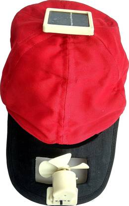 Box of Science Solar Fan Cap Red | Solar toy | Solar Cap