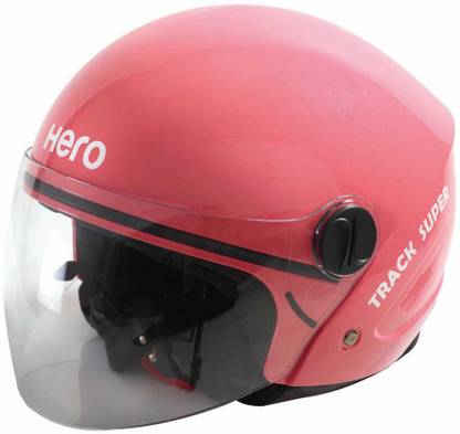 HERO OF HELMET TRACK SUPER PINK M Motorbike Helmet