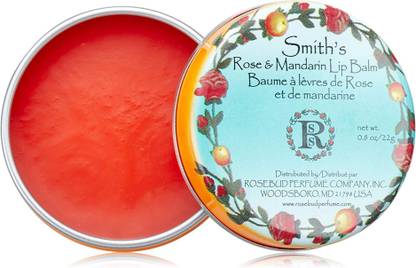 Rosebud Smith's Lip Balm Rose and Mandarin Rose