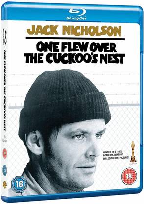 One Flew Over The Cuckoo's Nest (WB 1975 Iconic Moments Film + Winner of 5 Academy Awards Including Best Picture) (Slipcase Packaging + Region Free + Fully Packaged Import)
