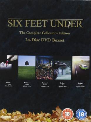 Six Feet Under: The Complete Seasons 1 to 5 - Collector's Edition (24-Disc Box Set) (Slipcover + Fully Packaged Import) (Region 2)