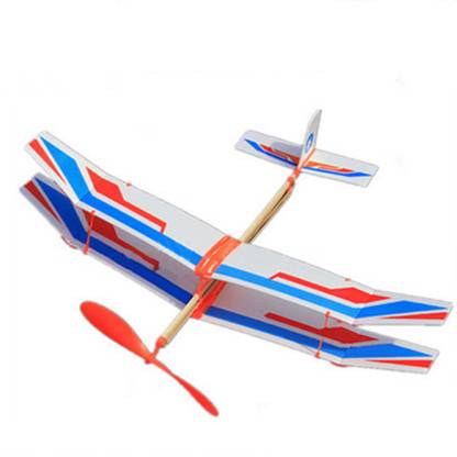 SaiDeng Glider Rubber Band Elastic Powered Flying Plane B