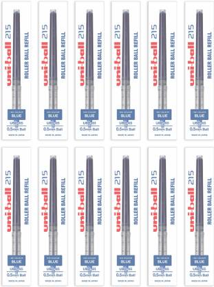 uni-ball UBR 85 0.5 mm Roller Ball Pen Refill | Usable For Uniball 215 | Waterproof Ink Refill