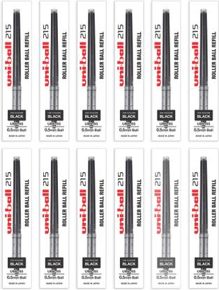 uni-ball UBR 85 0.5 mm Roller Ball Pen Refill | Usable For Uniball 215 | Waterproof Ink Refill