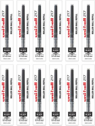 uni-ball UBR 87 0.7 mm Roller Ball Pen Refill | Usable For Uniball 217 | Quick Dry Ink Refill