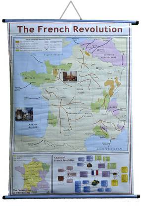 ROLLUP CHART OF THE FRENCH REVOLUTION (PIPE MOUNTED) Photographic Paper