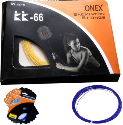 ONEX 10 Pieces 0.68 +/- 0.02 mm (10.3 m) Badminton String 0.02 Badminton String - 10.3 m