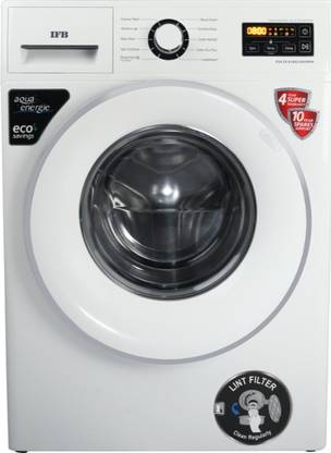 IFB 6 kg 5 Star Gentle Wash, Aqua Energie, Laundry Add, In-built heater Fully Automatic Front Load Washing Machine with In-built Heater White