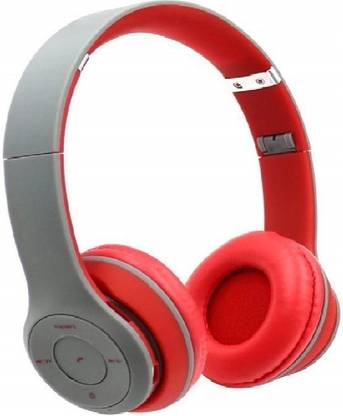 ShutterBugs STN-019 Bluetooth Headphone (Grey+Red) Bluetooth