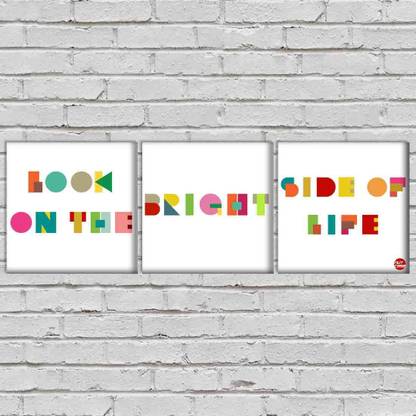 Nutcase Look On The Bright Side Digital Reprint 9 inch x 9 inch Painting