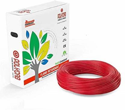 Polycab 0.7MM 1.5 sq/mm Red 90 m Wire