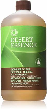 Desert Essence Tea Tree Oil Thoroughly Clean  Face Wash