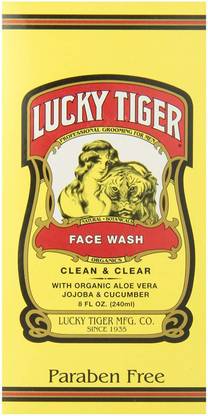 Lucky Tiger  8 Ounce Face Wash