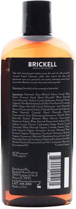 Brickell Men's Products Clarifying Gel , 8 Ounce Face Wash