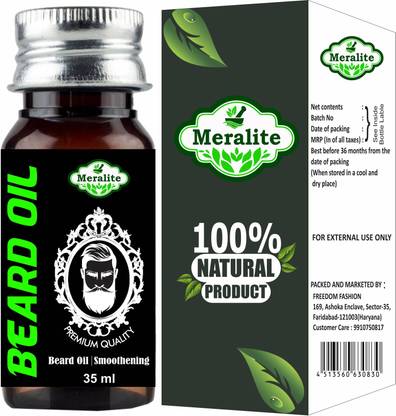 Meralite Men Beard Growth Oil Hair Oil