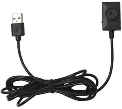 simra Mini DVR Full HD Button Spy Camera Hidden Pinhole Video Recorder Camcorder Works with Power Bank Directly Spy Camera